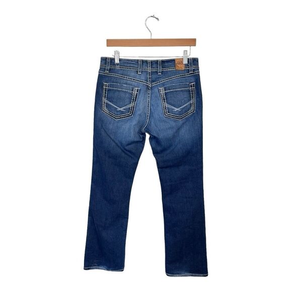 BKE Buckle | Britni Stretch Cowgirl Rodeo Western Midrise Denim Jeans 29 - Picture 2 of 9